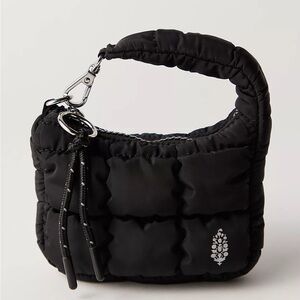 Free people black micro pouch